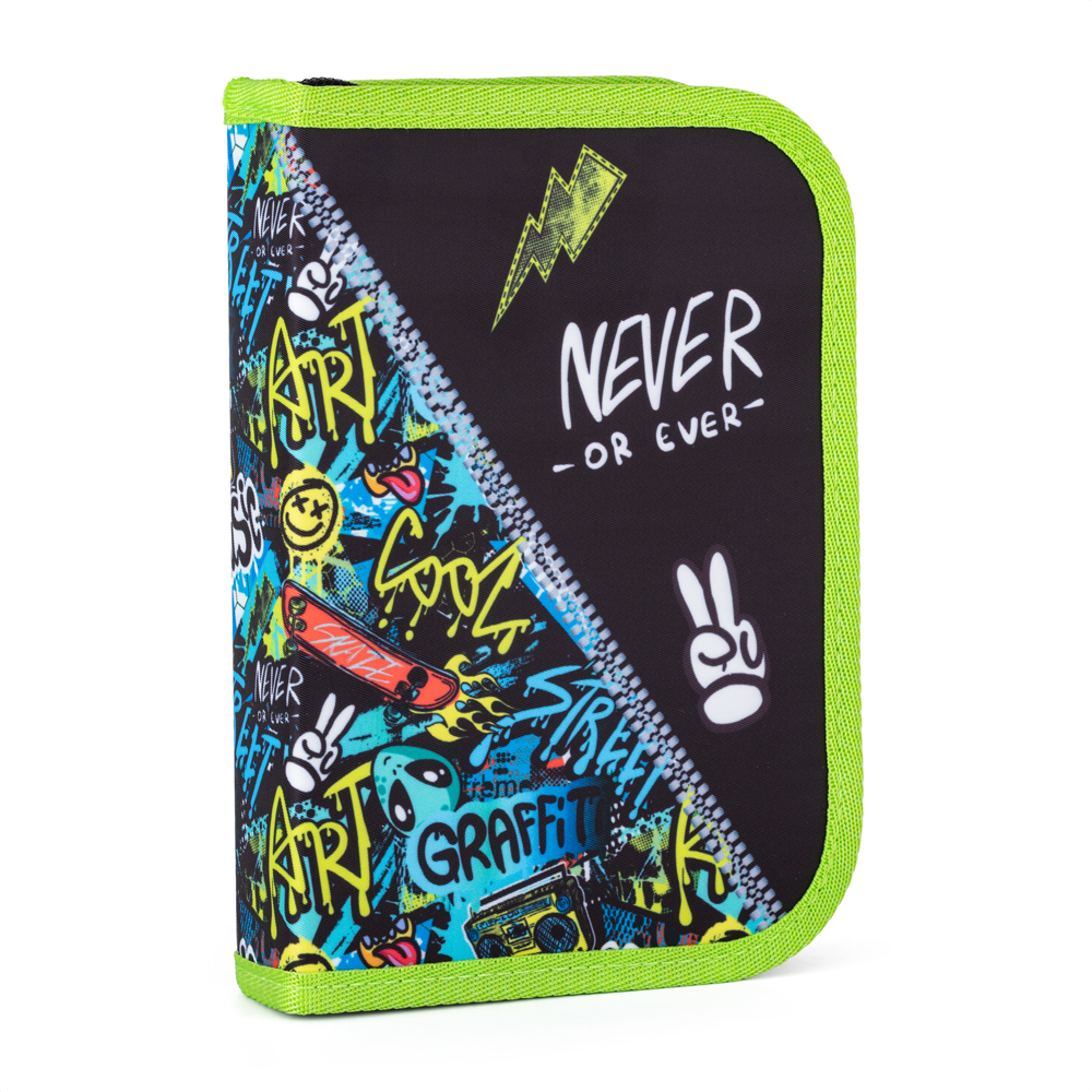 Penál 1 p. 2 chlopně, prázdný Funny Boy